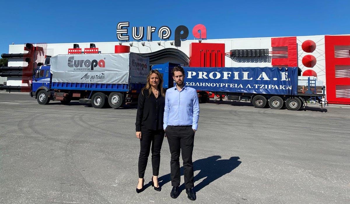 Χορηγία υλικών σιδήρου στον Έβρο από τις ΣΩΛΗΝΟΥΡΓΕΙΑ ΤΖΙΡΑΚΙΑΝ και EUROPA PROFIL ΑΛΟΥΜΙΝΙΟ