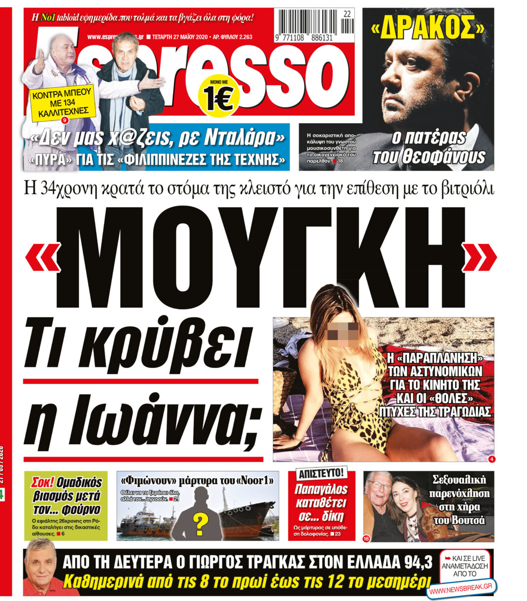 Τετάρτη 27.05.2020