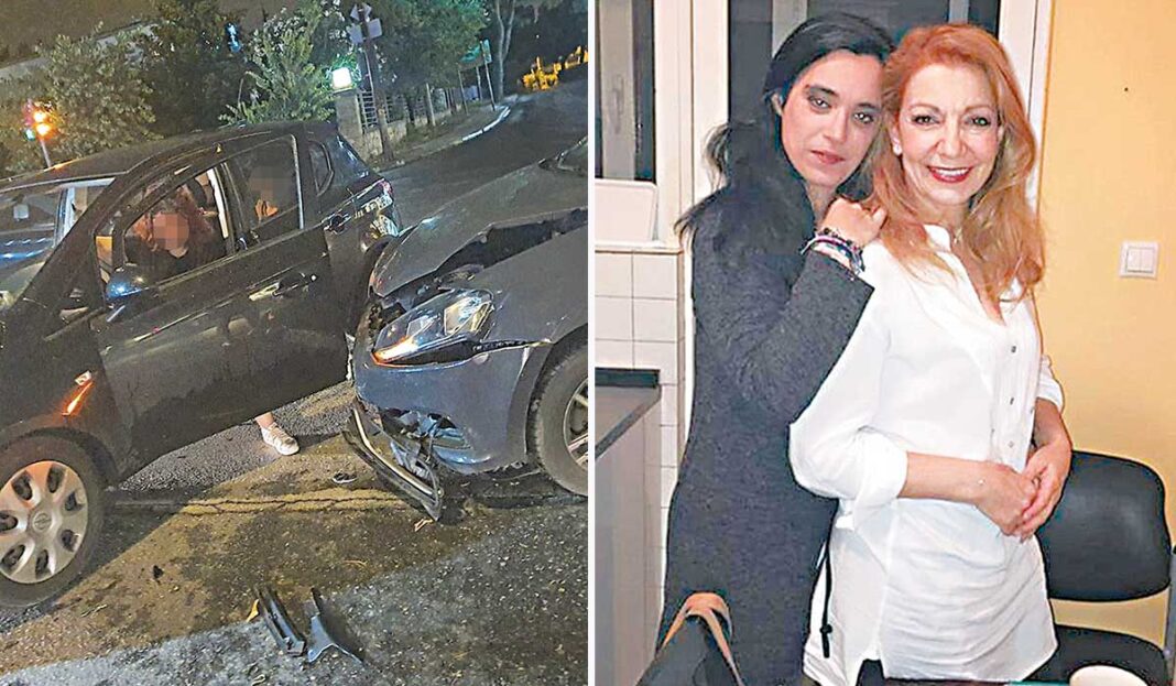 Εφιάλτης στην άσφαλτο για τη Μπέσσυ Γιαννοπούλου! Στο νοσοκομείο ο γιος της