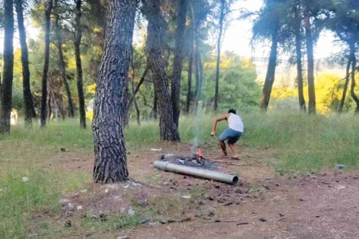 Μετανάστες από τις δομές Μαλακάσας ανάβουν φωτιές,  παρά τις προειδοποιήσεις των αρμόδιων Αρχών