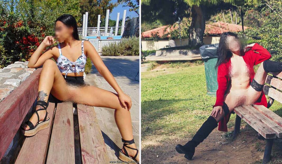 Απόλυτος ξεπεσμός! Νεαρές Ελληνίδες τα πετάνε όλα μπροστά στα μάτια περαστικών και μικρών παιδιών!