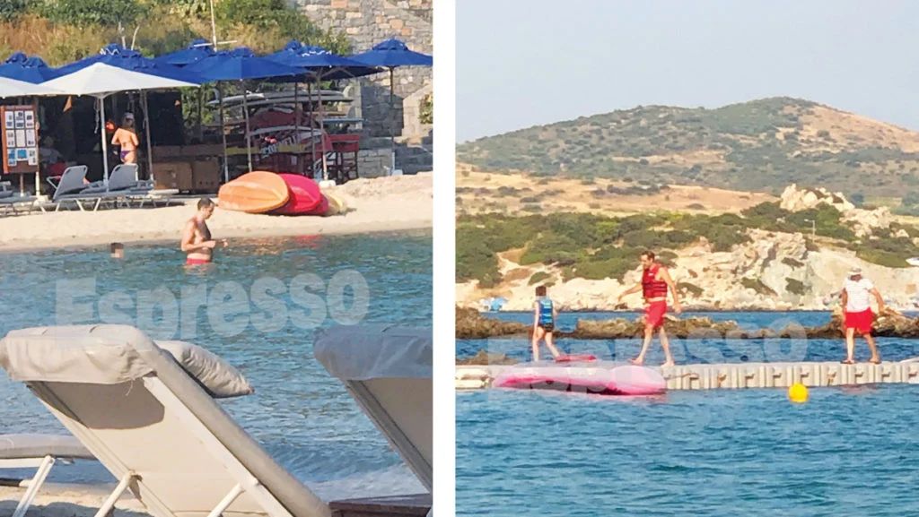 Από την Τζια στο Grand Resort ο «Mr Mαξίμου»! Βουτιές και παιχνίδια για τον ανιψιό του Κυριάκου