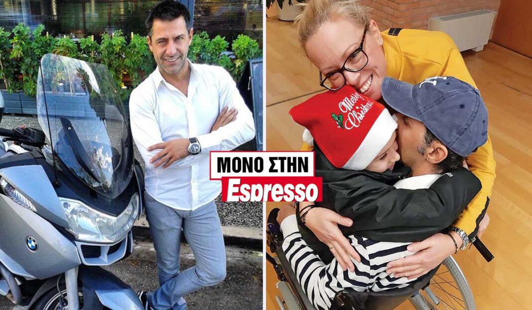 Αφόρητοι οι πόνοι στο κεφάλι του Κωνσταντίνου Αγγελίδη μετά το μόσχευμα – Βράχος στο πλευρό του η Εβελίνα Βαρσάμη
