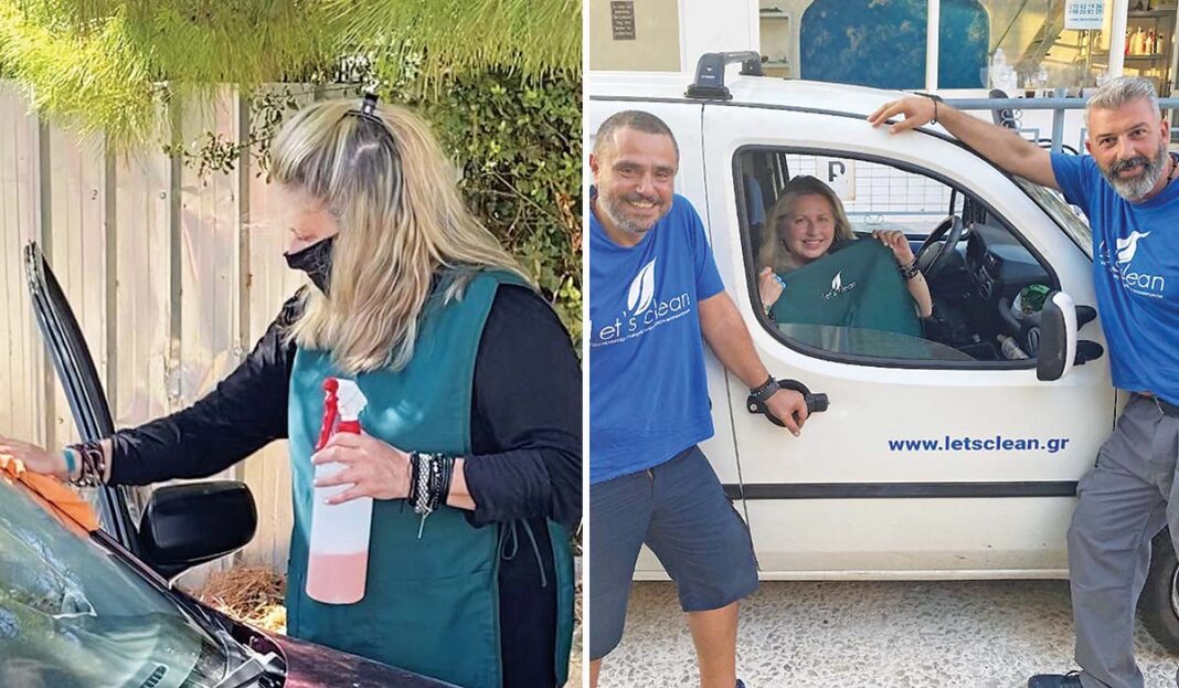 Νέο επαγγελματικό βήμα για τη Σάντρα Βουτσά! Μπήκε συνεταίρος στην εταιρία καθαρισμού Let’s Clean