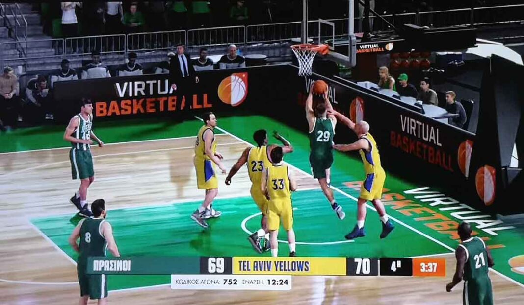 Το ΠΑΜΕ ΣΤΟΙΧΗΜΑ Virtual Sports παίζει και μπάσκετ στα καταστήματα ΟΠΑΠ