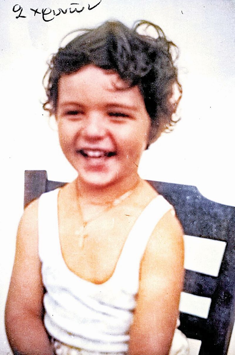 Ο Χρίστος σε ηλικία 2 ετών