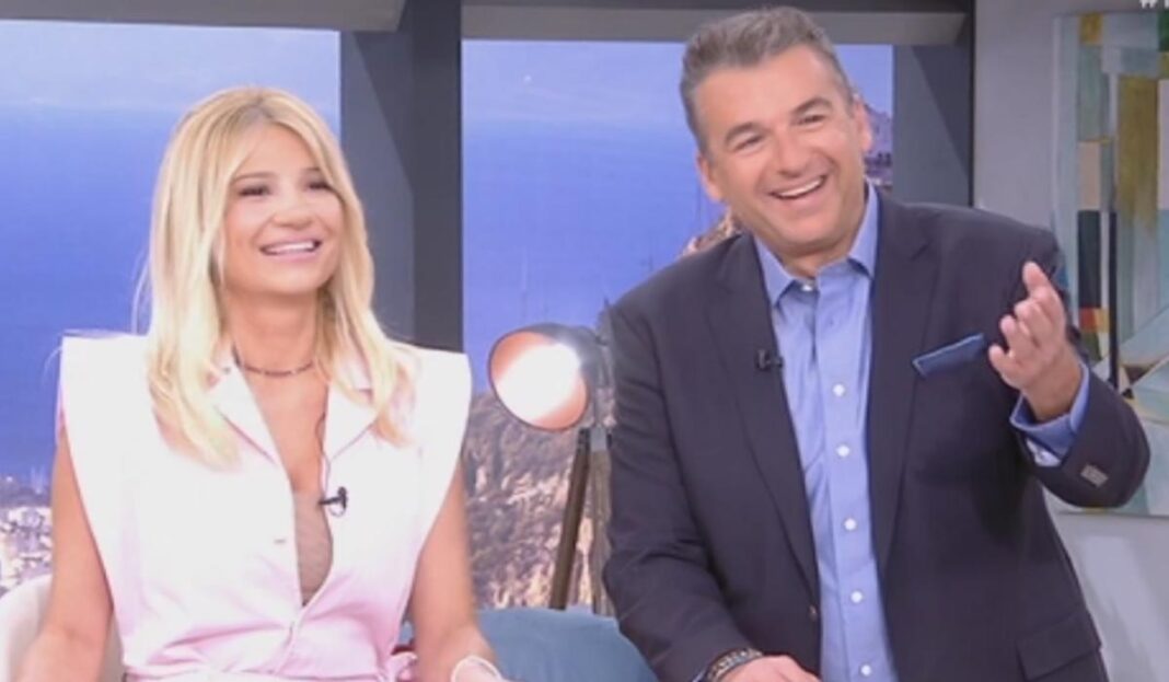 Φαίη Σκορδά-Γιώργος Λιάγκας: Η πρώτη αμήχανη κουβέντα τους... on air! (video)