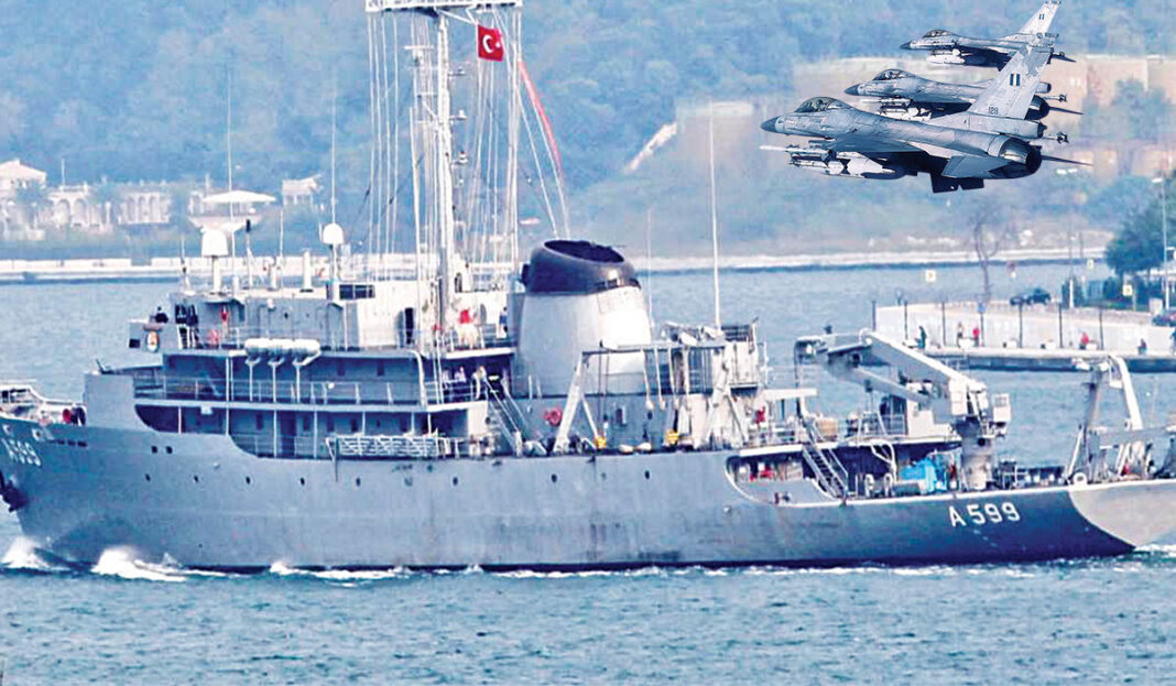 Η Τουρκία ψάχνεται για το «ναυάγιο» των διερευνητικών! Χθες «ανακάλυψε» παρενόχληση από F-16 του «Τσεσμέ»