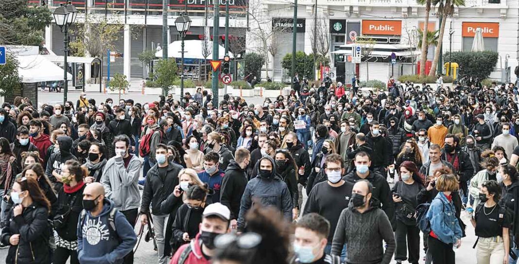 Η Τέχνη πήρε τους δρόμους! Συγκεντρώσεις των καλλιτεχνών για το νομοσχέδιο της λογοκρισίας