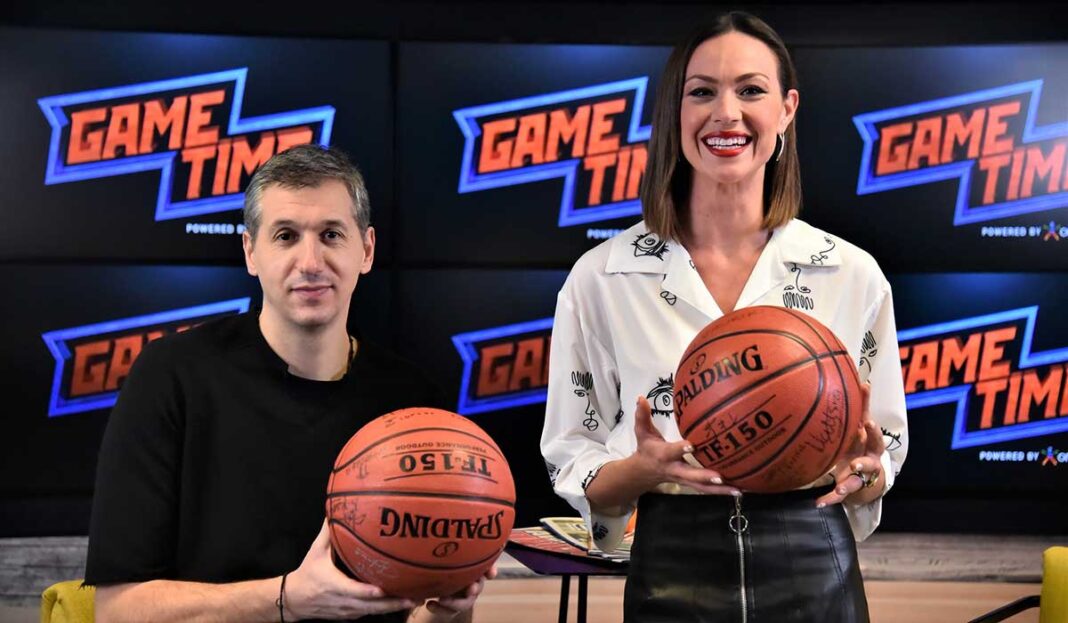Ο Δημήτρης Διαμαντίδης στο ΟΠΑΠ GAME TIME ΜΠΑΣΚΕΤ