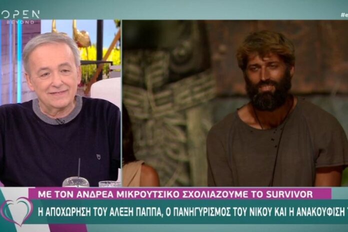 Το καυστικό σχόλιο του Ανδρέα Μικρούτσικου για την αποχώρηση Παππά από το «Survivor»