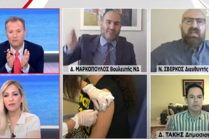 Άγριος καβγάς on air στον ΣΚΑΪ: «Είσαι ένα περιφερόμενο fake news» - «Ντροπή σου»