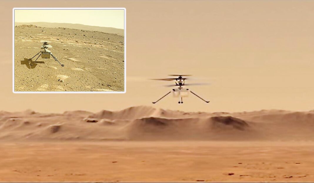 Η NASA κατάφερε να σηκώσει ελικόπτερο στην επιφάνεια του κόκκινου πλανήτη!