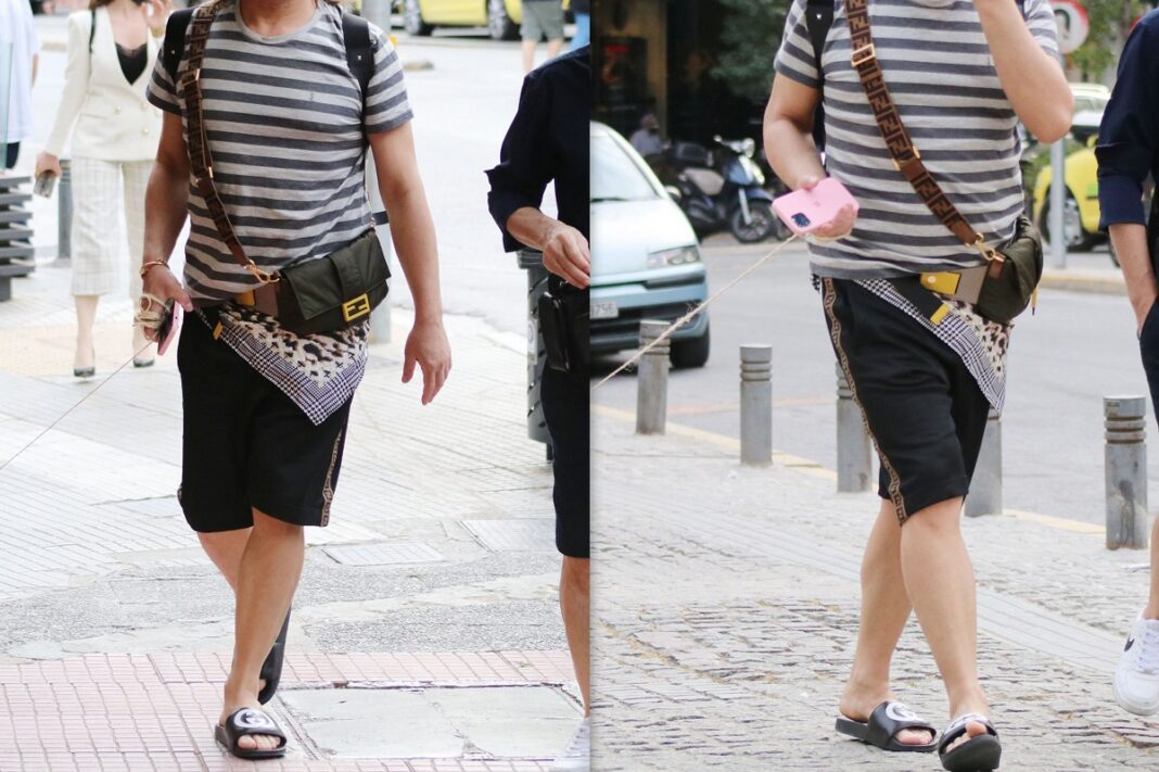 Fashion icon στο Κολωνάκι ο γνωστός κύριος της σόουμπιζ (φωτο)