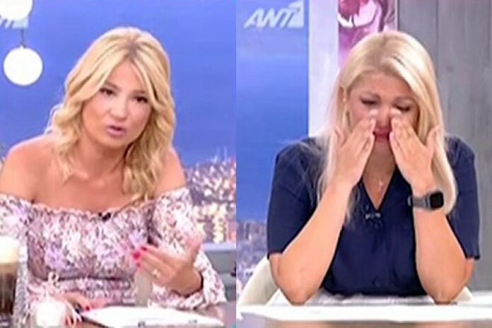 Ξέσπασε η Σκορδά on air – Τα κλάματα της Νάνσυς Παραδεισανού (video)
