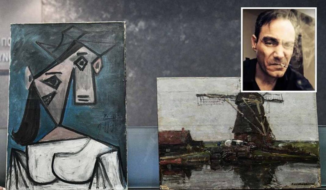 49χρονος ελαιοχρωματιστής «σούφρωσε» τους πίνακες των Πικάσο και Μοντριάν