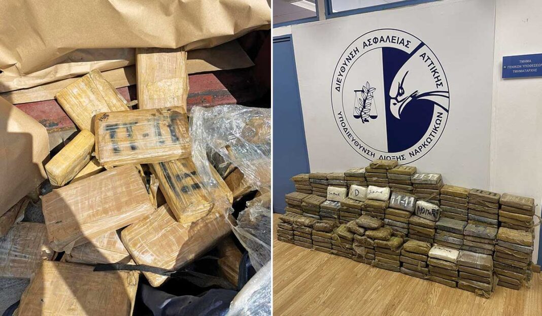 Κοντέινερ με 351 κιλά κοκαΐνη στο λιμάνι του Πειραιά