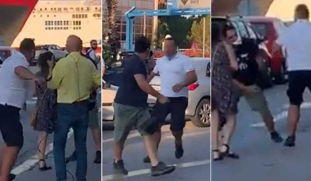 Καμεραμάν του ΣΚΑΙ επιτέθηκε σε ταξιδιώτη - Τον έβρισε και τον χτύπησε (video)