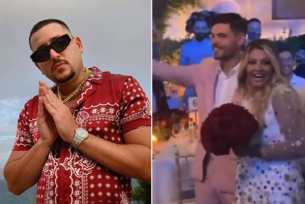 Mad Clip - Ο γαμπρός που παντρεύτηκε τη μοιραία βραδιά «χτύπησε» τατουάζ το όνομα του τράπερ