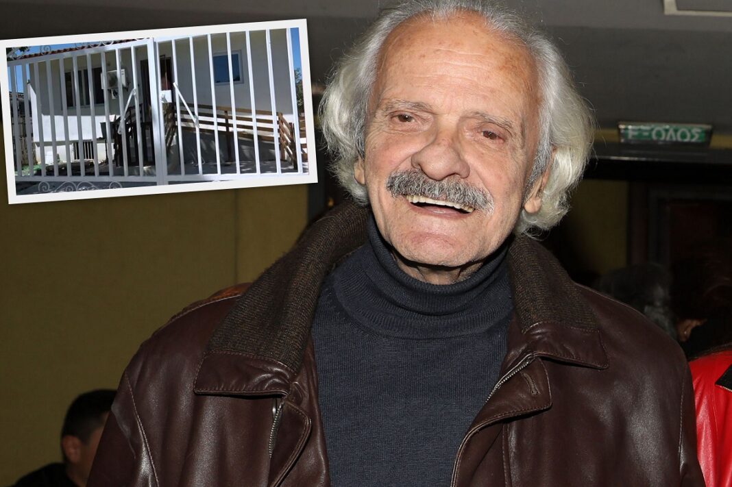 Δύσκολες ώρες για το Σπύρο Φωκά - Σε αυτό το κοντέινερ ζει ο ηθοποιός (video)