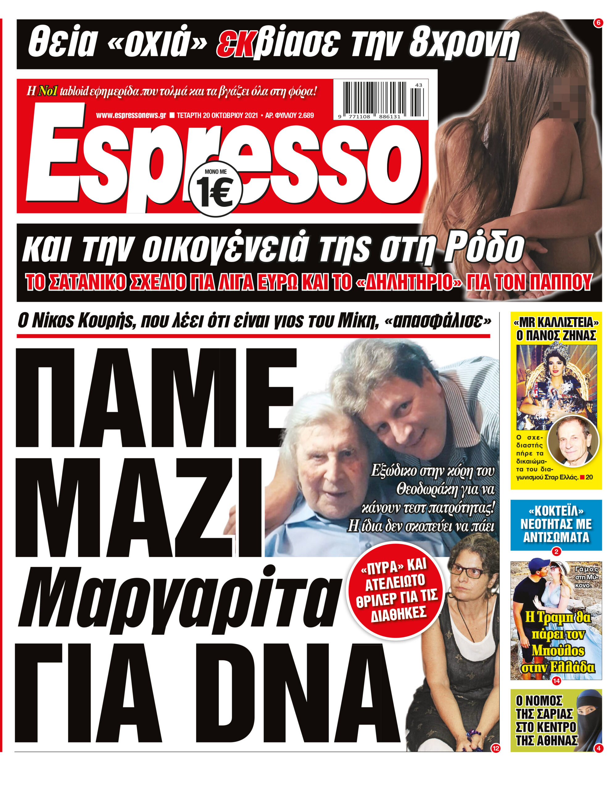 Τετάρτη 20.10.2021