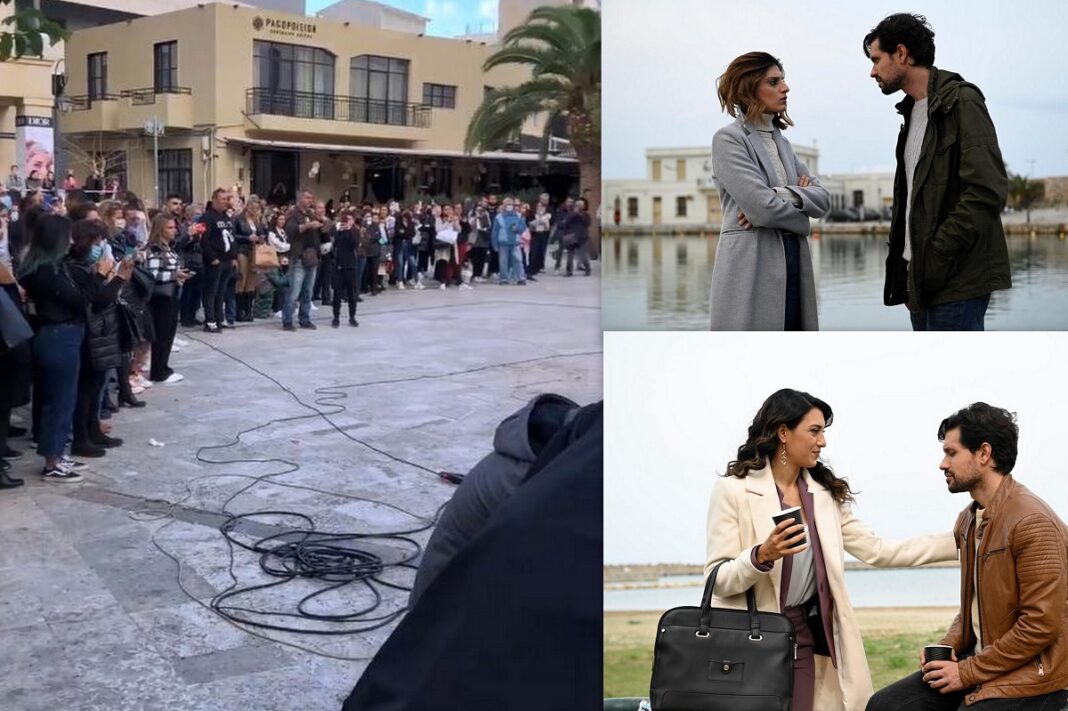 «Σασμός» - Κοσμοσυρροή και φλας στην Κρήτη για τα γυρίσματα της σειράς