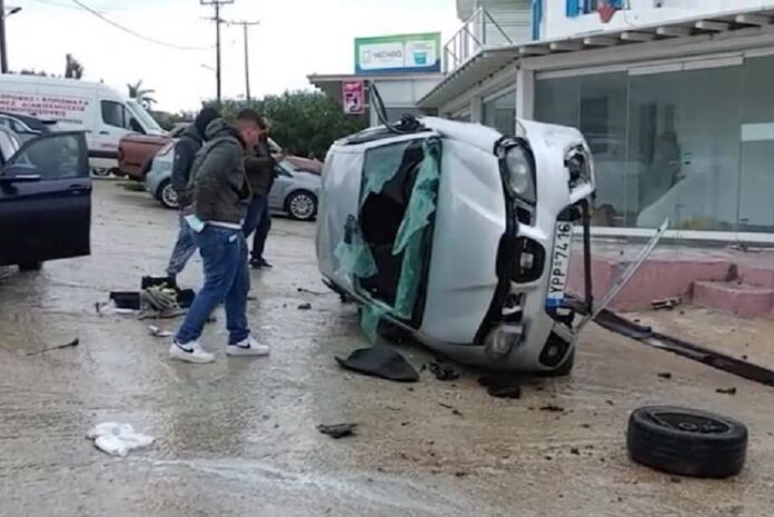Σοβαρό τροχαίο συνέβη τα ξημερώματα στη Μύκονο