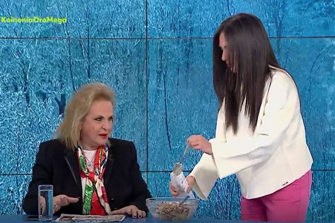 Πρόσφεραν κόλλυβα στη Παγώνη on air και εκείνη αντέδρασε: «Μη με προσβάλλετε θα σηκωθώ να φύγω»