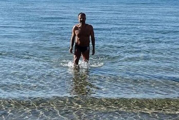 Χειμερινός κολυμβητής ο Αλέξης Πατέλης