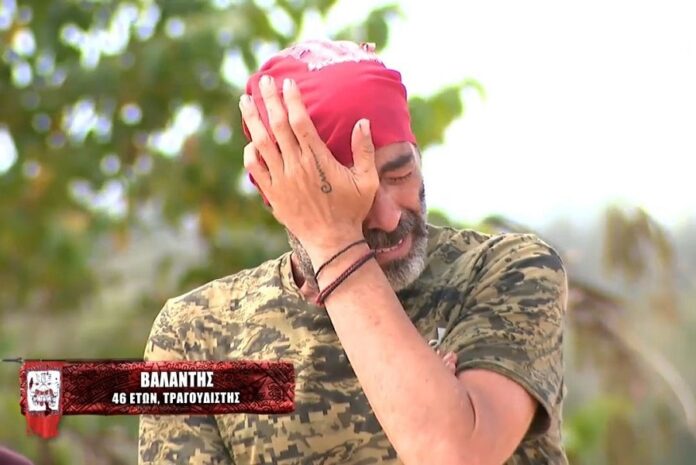 «Survivor»: Ο Βαλάντης ξέσπασε σε κλάματα – «Ντρέπομαι να γυρίσω και να δω τα παιδιά μου»