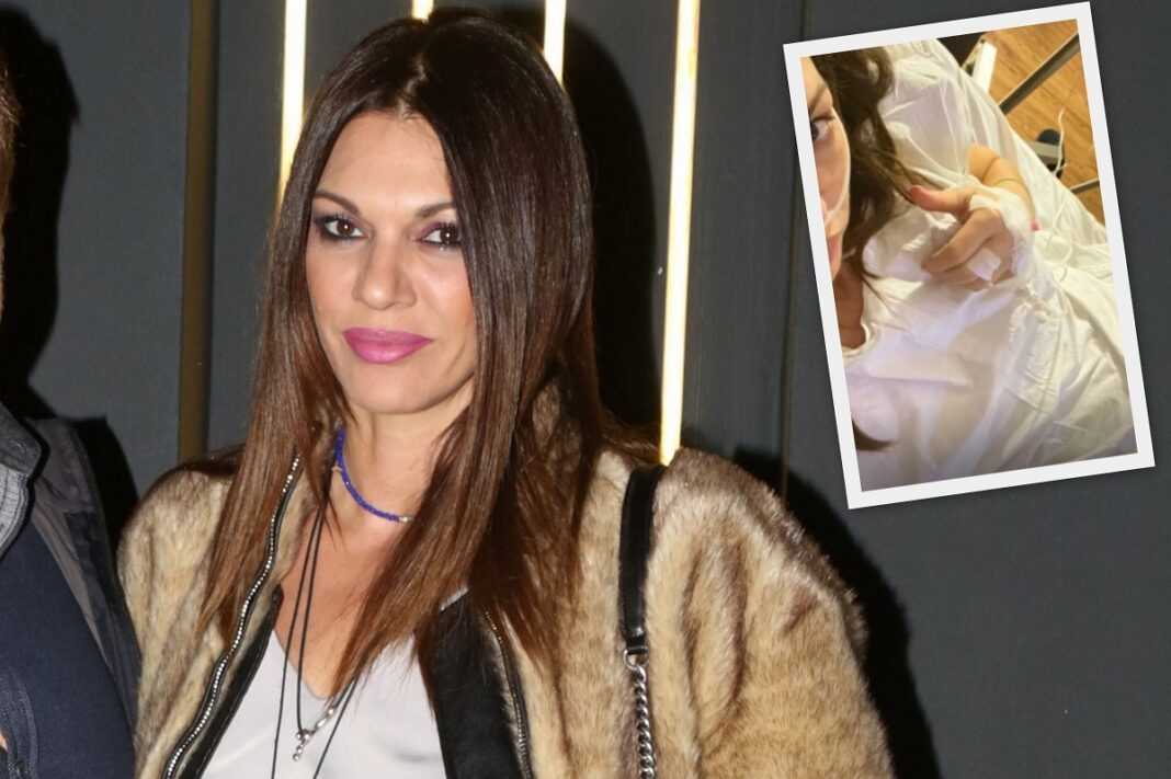 Στο νοσοκομείο μετά από ατύχημα η Σοφία Παθέκα