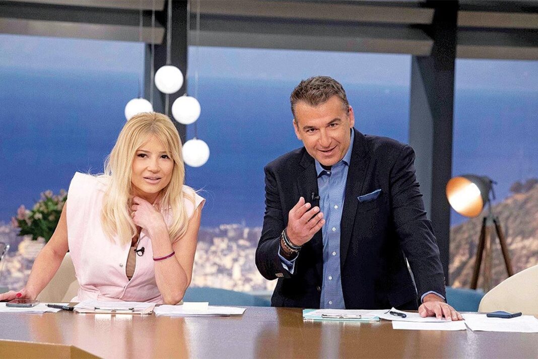 Η Σκορδά με τον Λιάγκα θέλουν τηλεοπτικό «διαζύγιο» αλλά ο ΑΝΤ1 τους θέλει μαζί