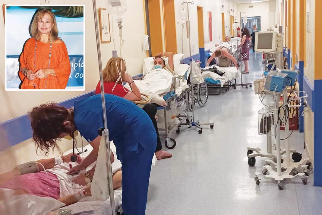 Γωγώ Ατζολετάκη: Το ξέσπασμά της για την κατάσταση στα νοσοκομεία