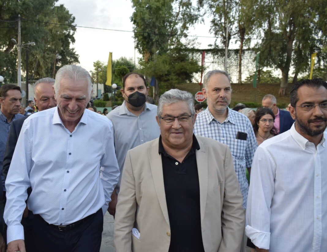 Εγκώμια Κουτσούμπα για Παχατουρίδη στο Περιστέρι