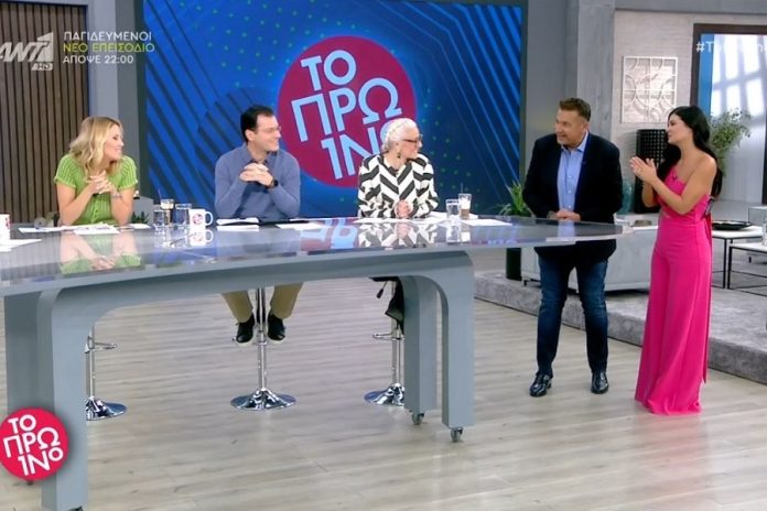 Η Μαρία Κορινθίου και επίσημα στο «Πρωινό» - Το καλωσόρισμα του Λιάγκα