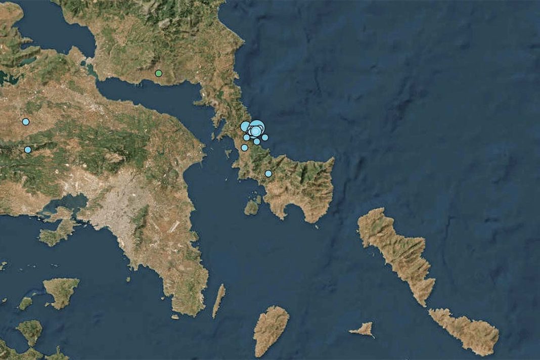 Ξημερώματα έδωσε δικαιώματα ο Εγκέλαδος στην Εύβοια με 4,8 R!