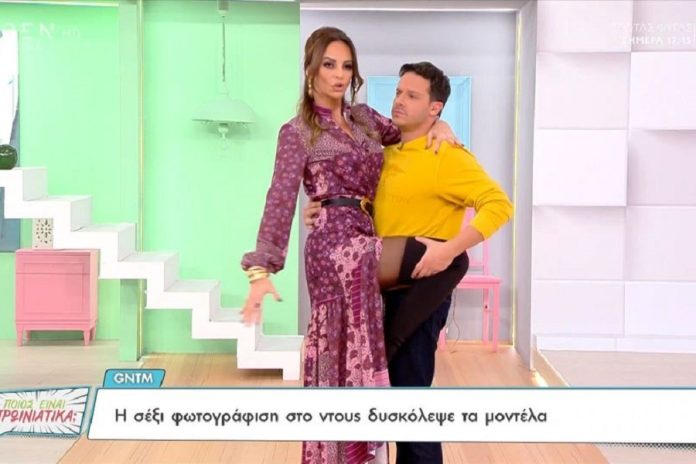 Μπέττυ Μαγγίρα - Δημήτρης Μακαλιάς: Οι πόζες on air a la «GNTM»