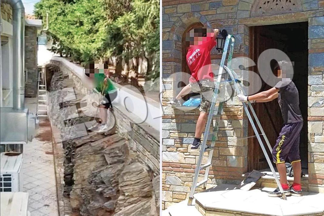 Υπόθεση Κιβωτού: Φωτό - ντοκουμέντο με παιδιά να δουλεύουν κάτω από τον ήλιο