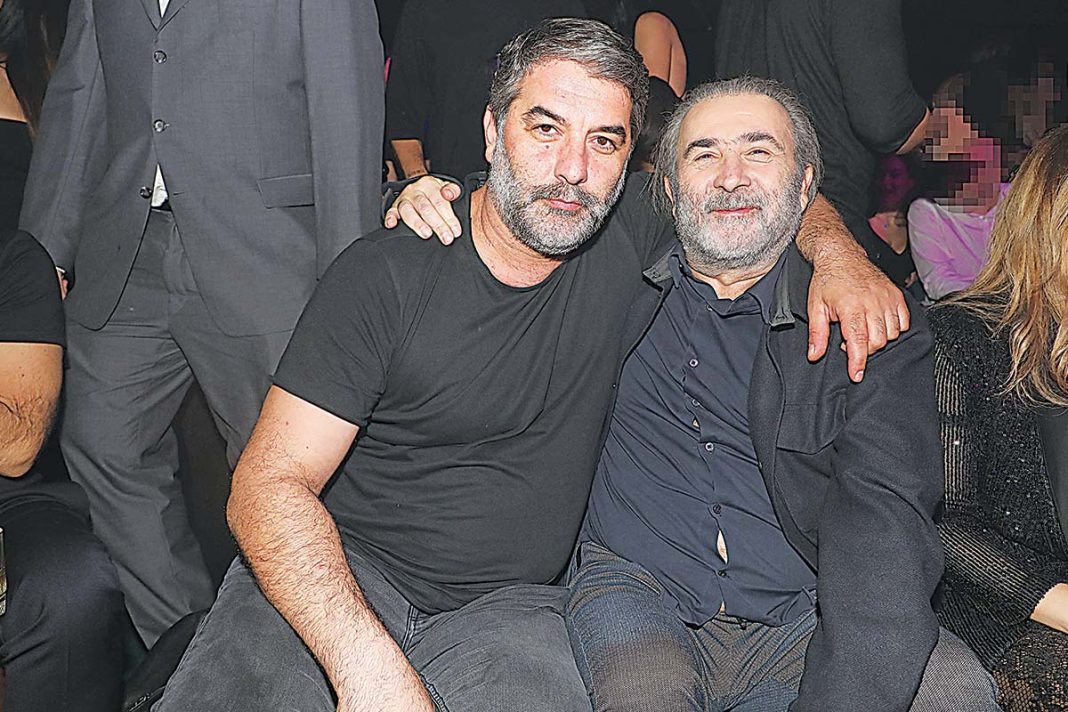 O Λάκης Λαζόπουλος διασκέδασε παρέα με το φιλαράκι του, τον Μπισμπίκη