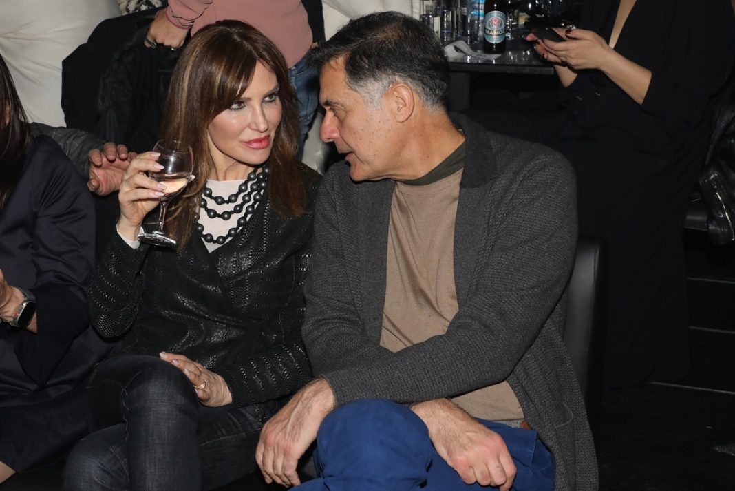 Βίκυ Χατζηβασιλείου: Βραδινή έξοδος με τον σύζυγό της, Γιάννη Ακκά