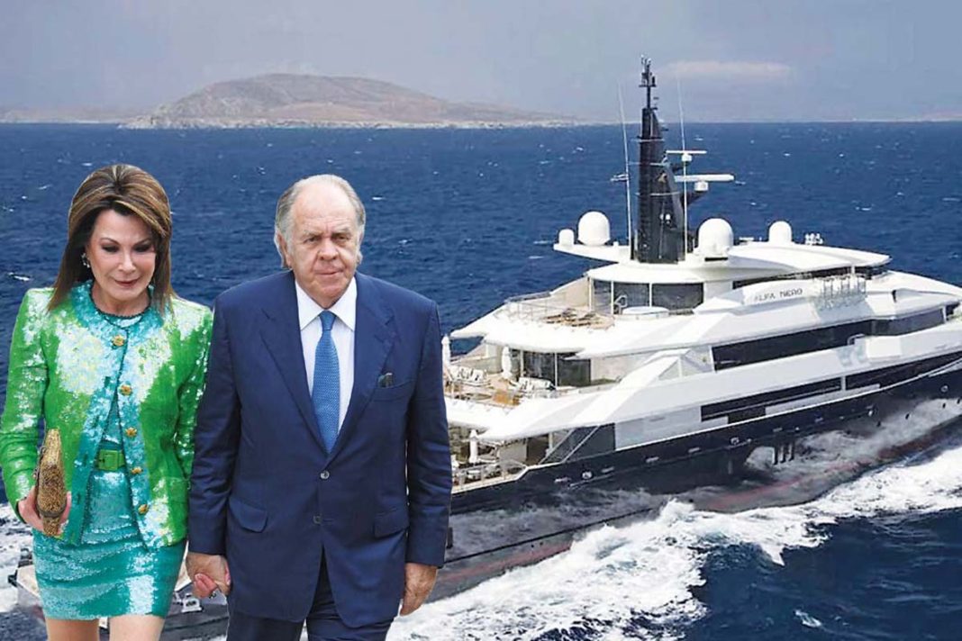 Εγκαταλελειμμένο στην Αντίγκουα το πρώην πλωτό παλάτι του Θεόδωρου και της Γιάννας Αγγελοπούλου