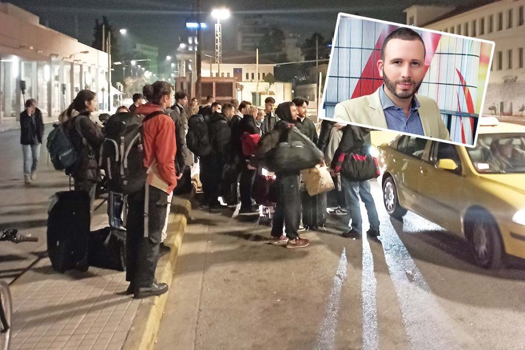 Η καθυστερημένη αναχώρηση από Θεσσαλονίκη για Αθήνα γλίτωσε τον ρεπόρτερ της «Espresso» Βαγγέλη Καράλη
