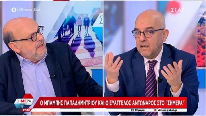 Καβγάς Αντώναρου – Παπαδημητρίου on air: «Είστε βρωμερός και υβριστικός»