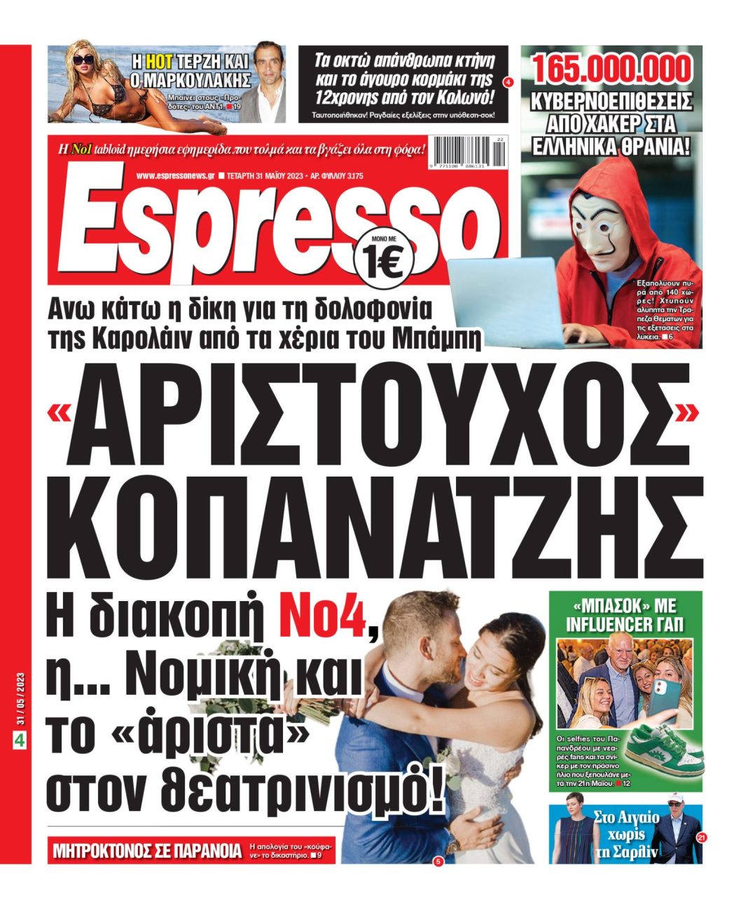 Τετάρτη 31.05.2023