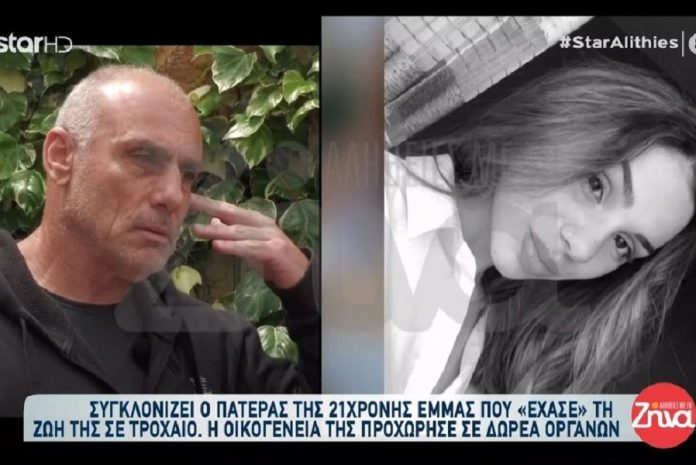 Πατέρας 21χρονης Έμμας: «Δεν ήταν ατύχημα, δε μπορείς να οδηγείς με 130 χλμ σε κατοικημένη περιοχή»