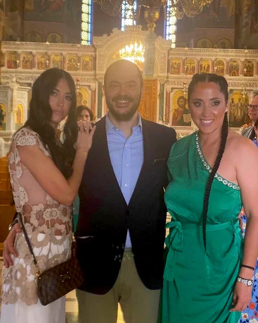 Photo by Athina Manousaki in Athens Greece. May be an image of 3 people and the Basilica of the National Shrine of the Immaculate Conception