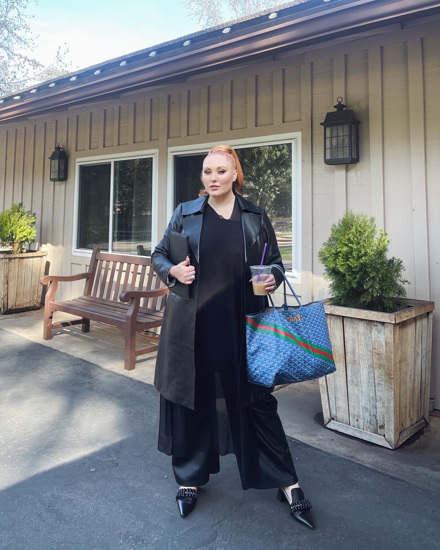 Photo by hayley amber hasselhoff in Temecula Creek Inn with @tay @michelemariepr @soiaandkyo @marina.rinaldi @goyardofficial and @danielauribeofficial. May be an image of overcoat and cloak
