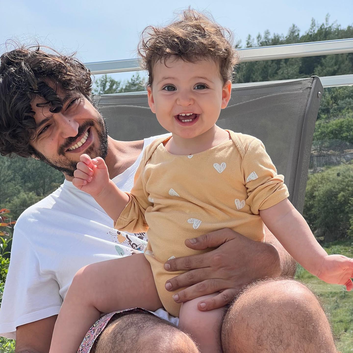 Photo shared by Taner Olmez on May 10 2023 tagging @ececesmioglu. May be an image of 1 person baby beard hair and outdoors