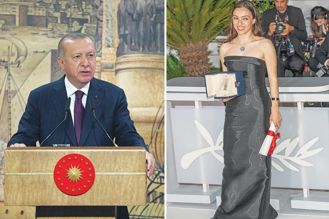 Η ομιλία της Τουρκάλας Μερβέ Ντιζντάρ στις Κάννες ξεμπρόστιασε το καθεστώς του «σουλτάνου»