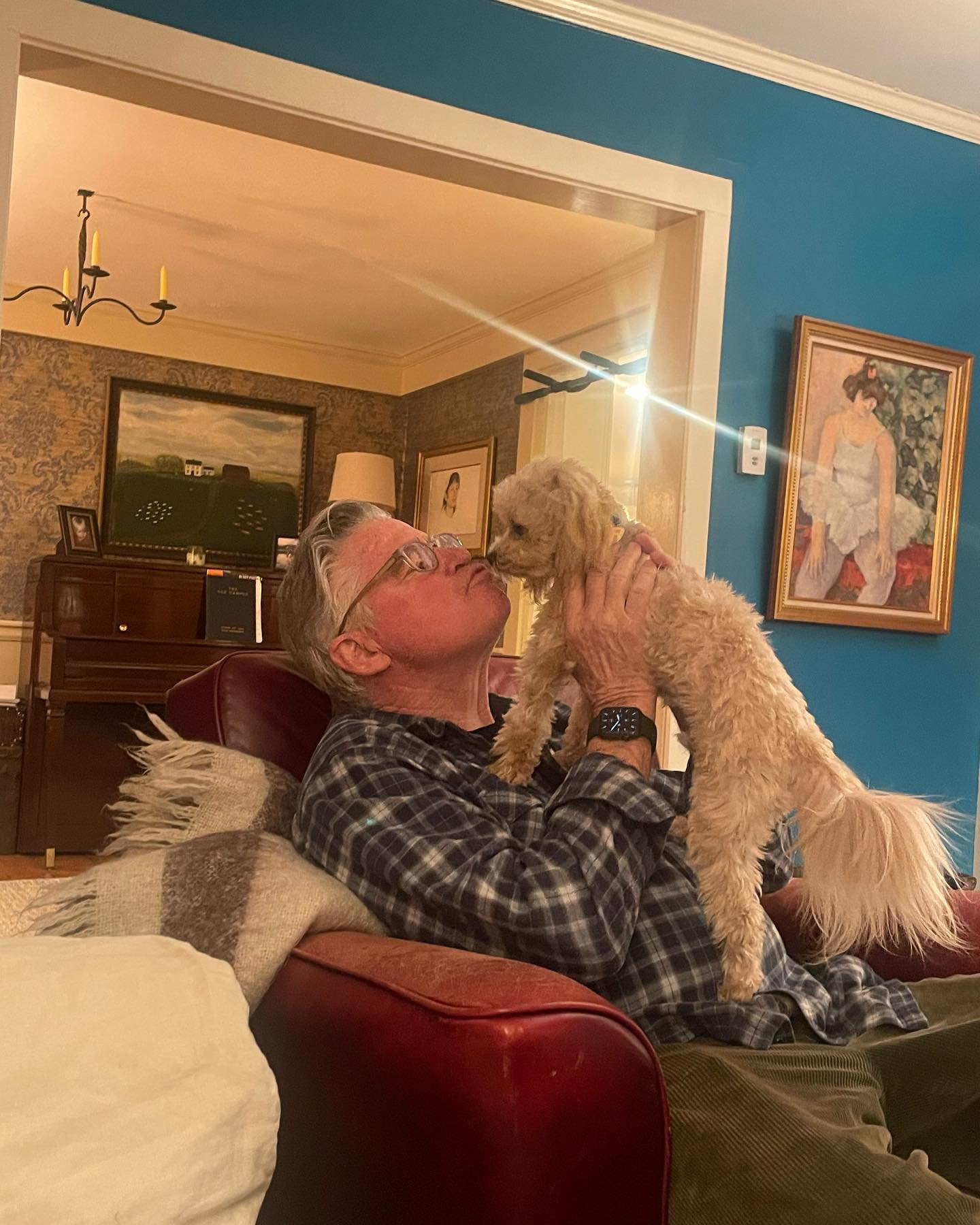 Photo by Treat Williams on March 21 2023. May be an image of 2 people dog and indoor